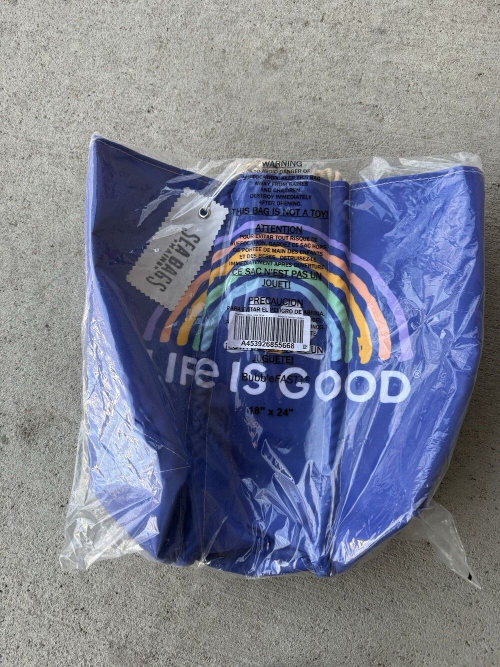 Life Is Good X Seabags NWT 18x24